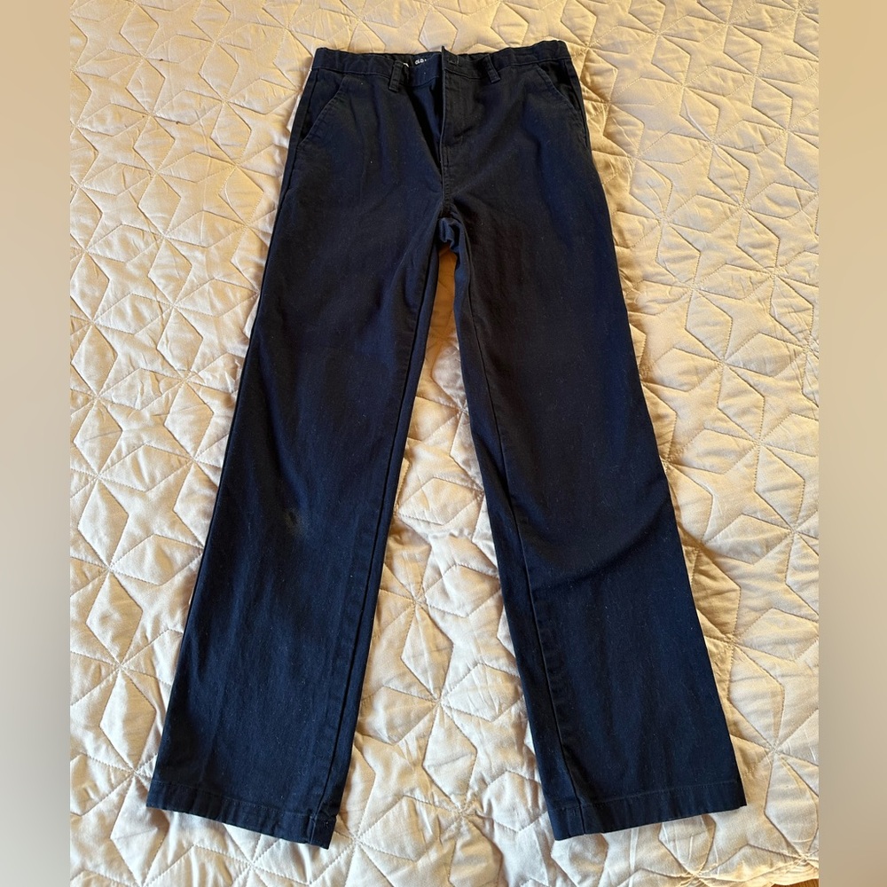 Old Navy uniform navy pants boys 14